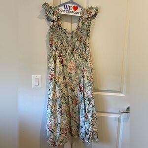 Tuckernuck sleeveless ruffle maxi dress